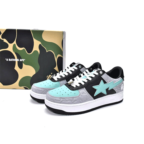 BAPE STA Low Grey Shoes