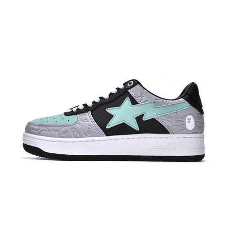 BAPE STA Low Grey Shoes