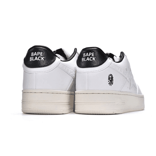 BAPE STA Low White Shoes