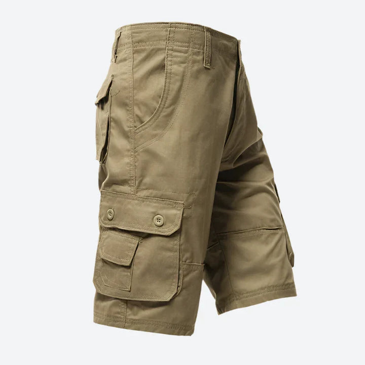 Durable Multi-Pocket Outdoor Cargo Shorts
