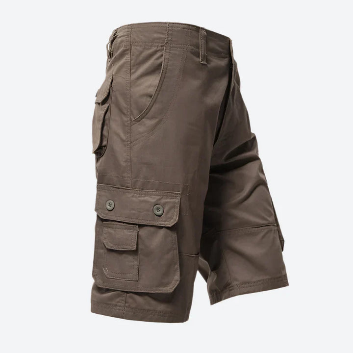 Durable Multi-Pocket Outdoor Cargo Shorts