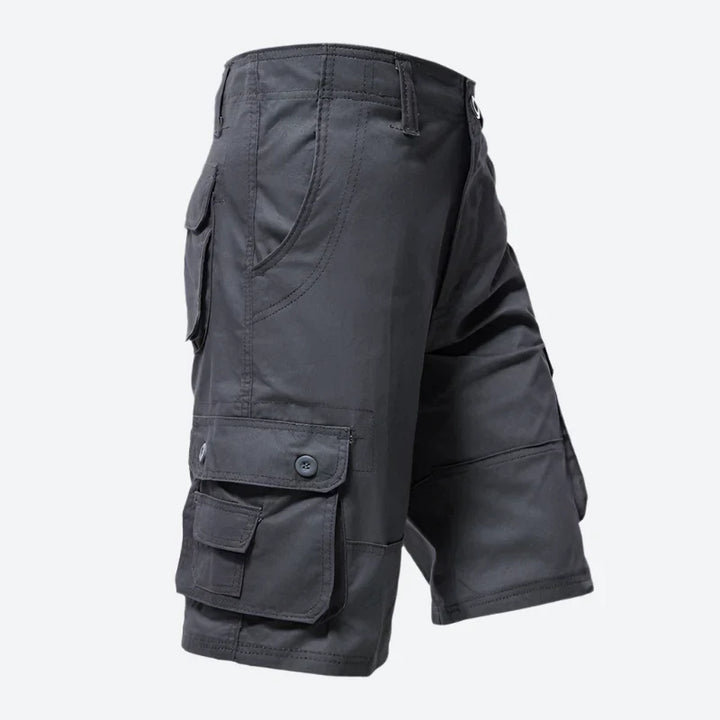 Durable Multi-Pocket Outdoor Cargo Shorts