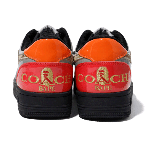 Bape x Coach BAPESTA Multicolor Shoes
