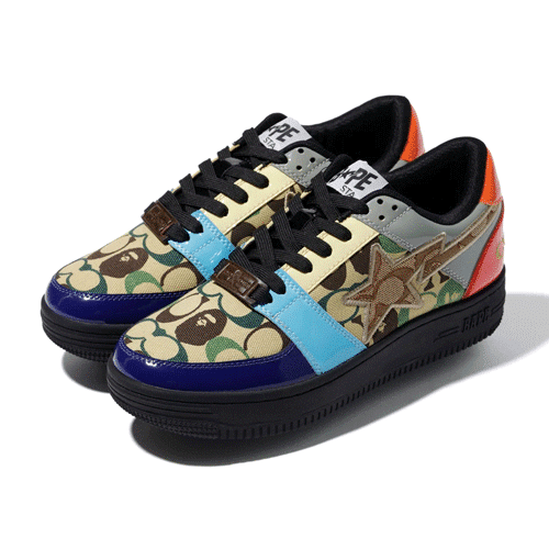 Bape x Coach BAPESTA Multicolor Shoes