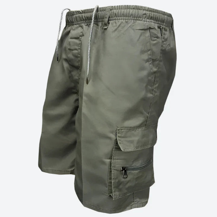 Lightweight Camouflage Multi-Pocket Cargo Shorts
