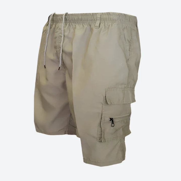 Lightweight Camouflage Multi-Pocket Cargo Shorts