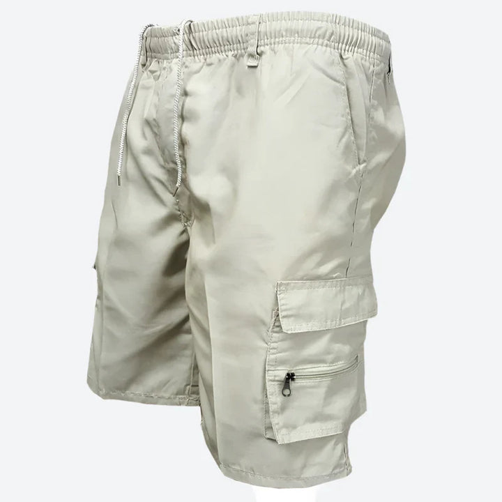Lightweight Camouflage Multi-Pocket Cargo Shorts