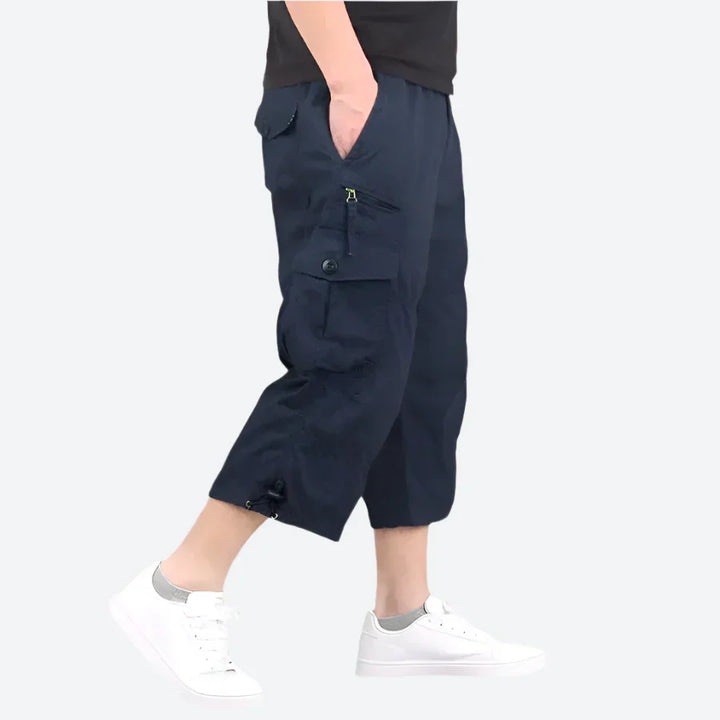 Lightweight Cargo Knee-Length Shorts