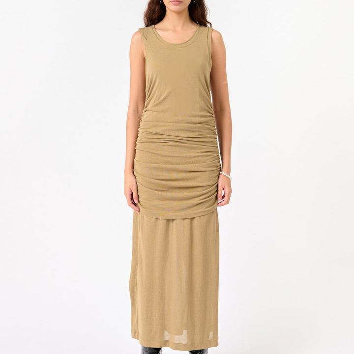 Romana Layered Sheer Tank Dress