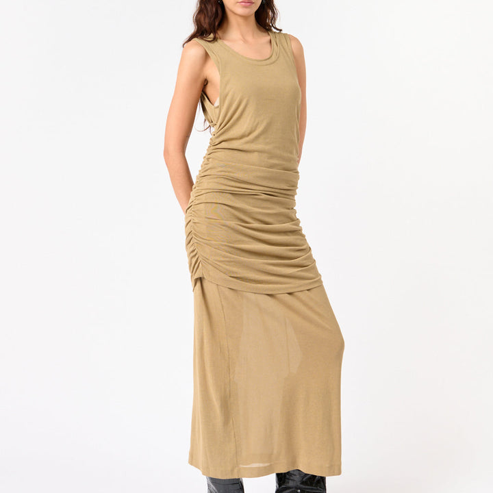 Romana Layered Sheer Tank Dress