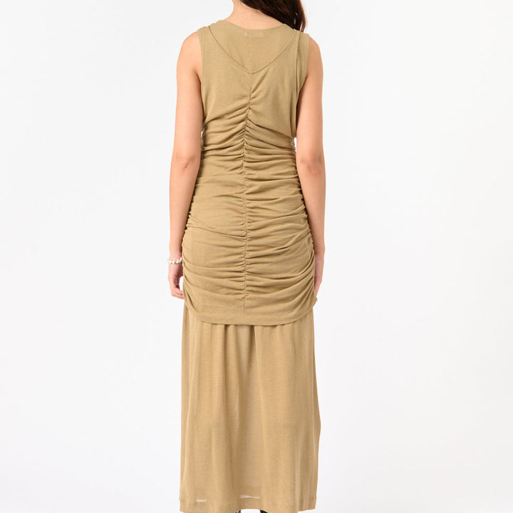 Romana Layered Sheer Tank Dress