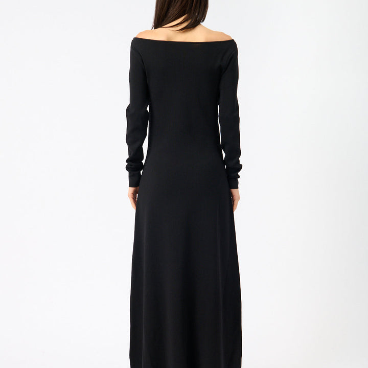 Off-Shoulder Knitted Dress