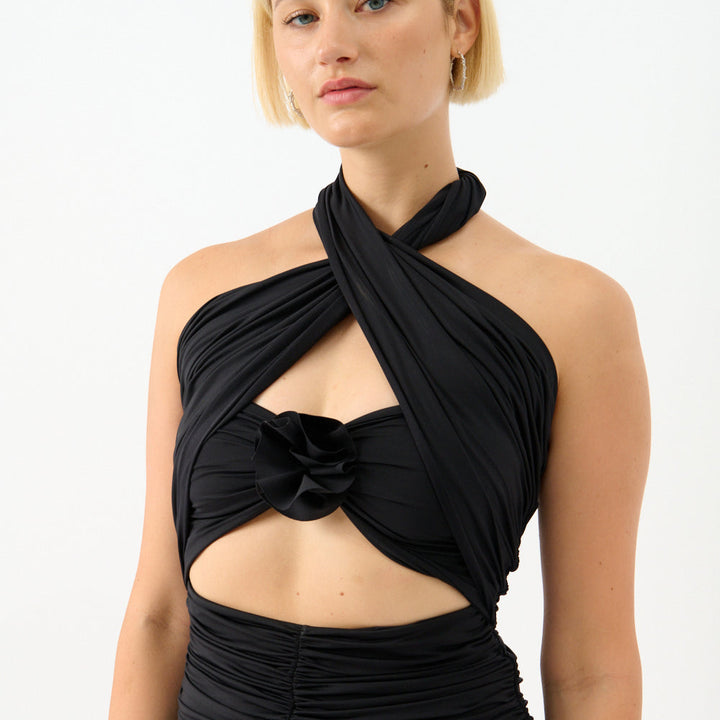 Mullet Dress Black