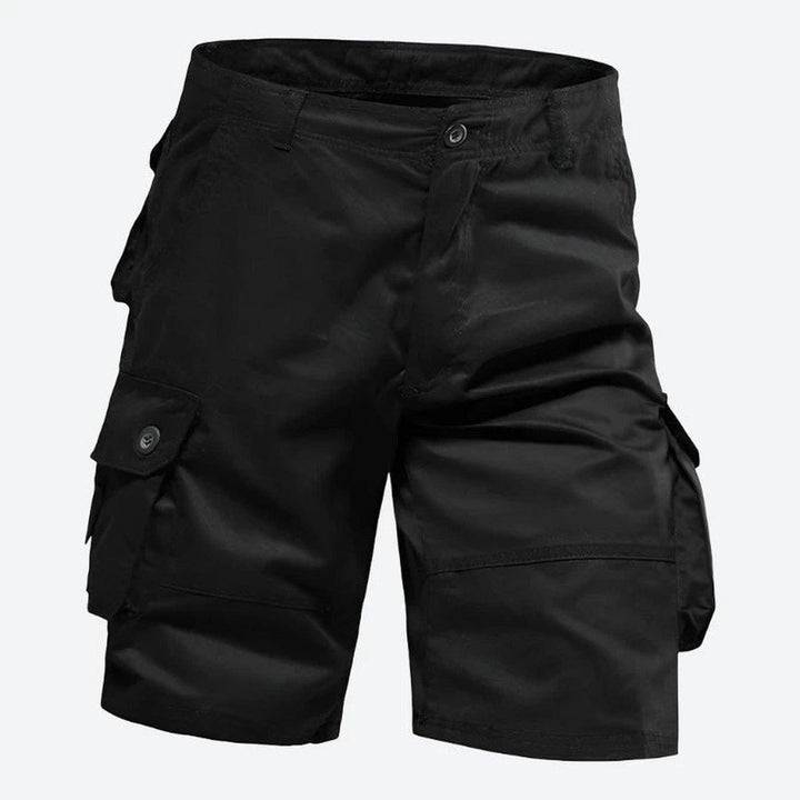 Multi-Pocket Utility Cargo Shorts