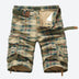 Plaid Pattern Multi-Pocket Cargo Shorts