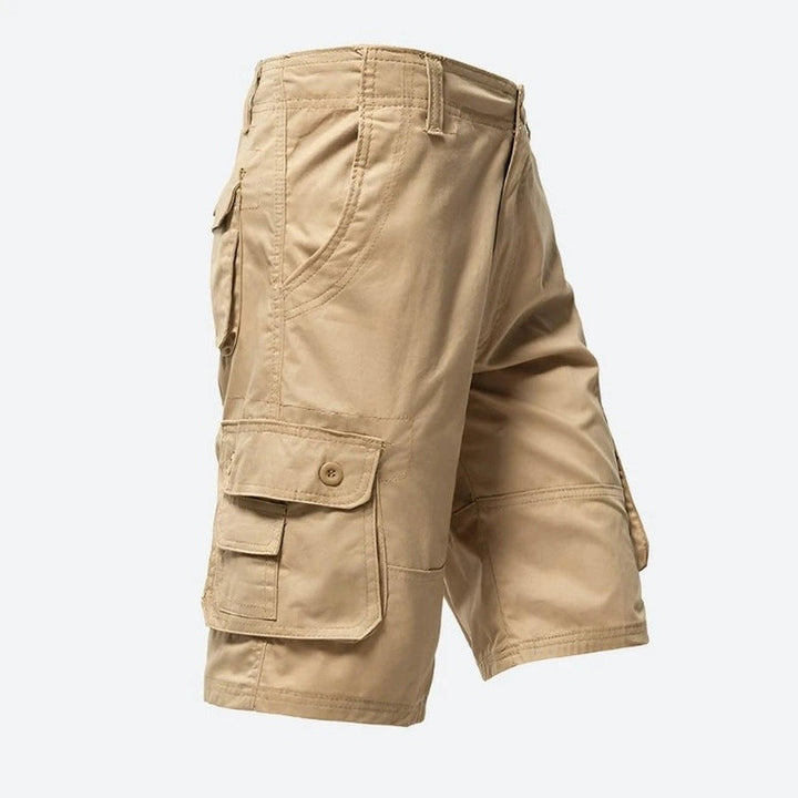 Rugged Multi-Pocket Military Cargo Shorts