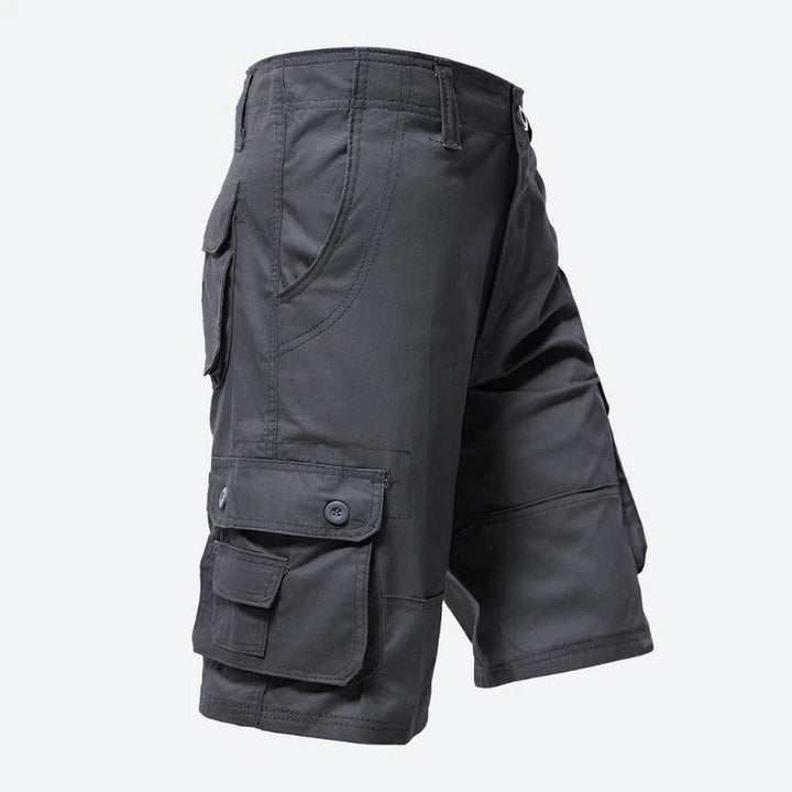 Rugged Multi-Pocket Military Cargo Shorts