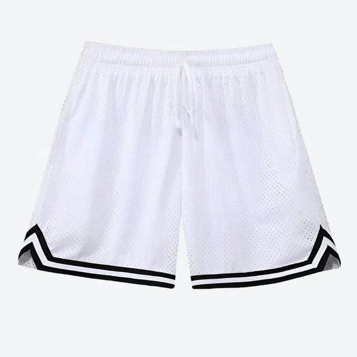 Trendy Two-Layer Basketball Mesh Shorts