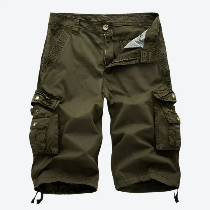 Utility Pocket Cargo Knee-Length Shorts