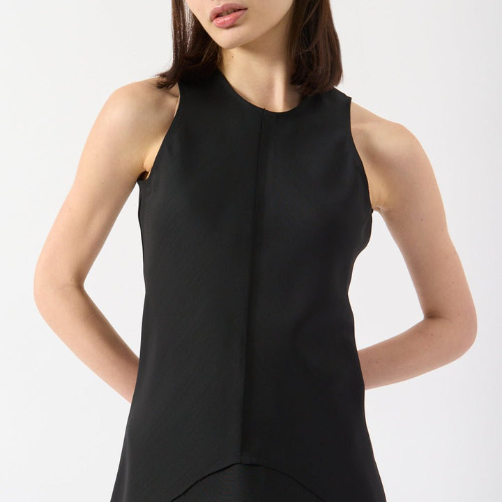 Black Shield Mini Dress
