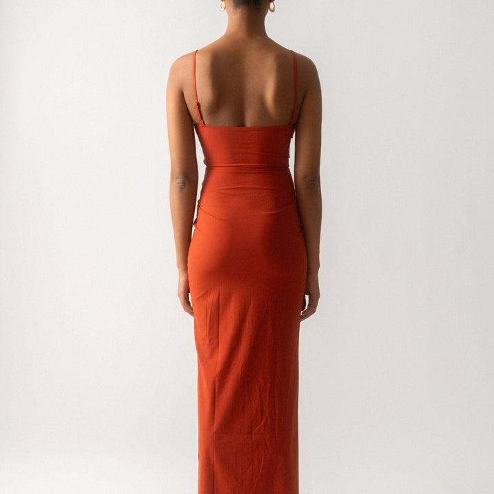 Crystal Orbit Column Dress