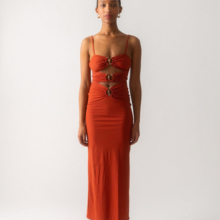 Crystal Orbit Column Dress