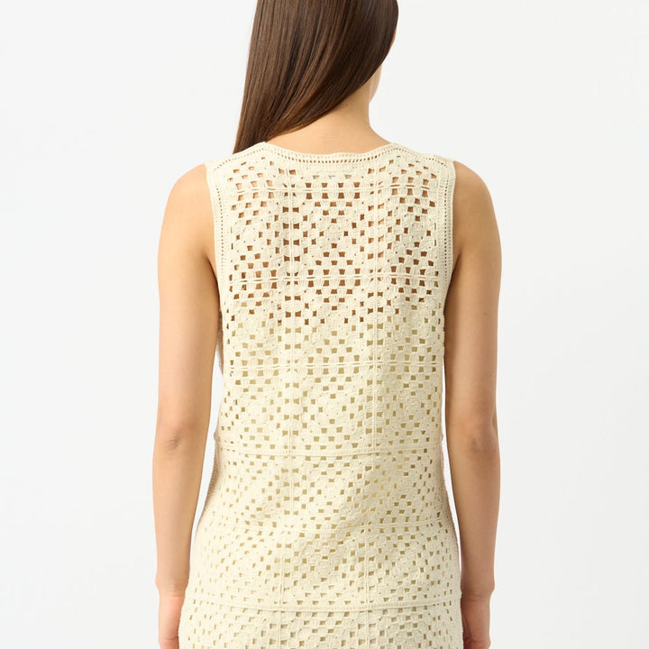 Crochet Tassel Popover Dress