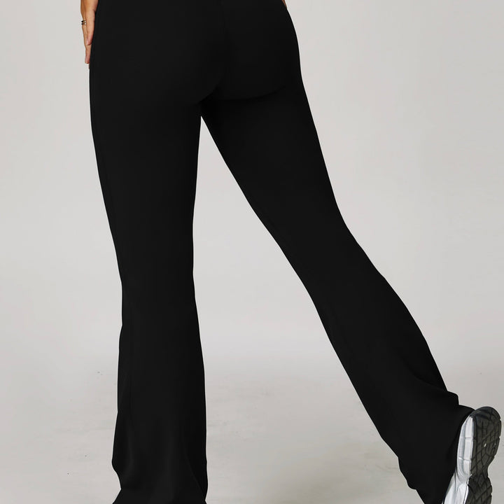 Women's Bootleg Flared Gym Leggings