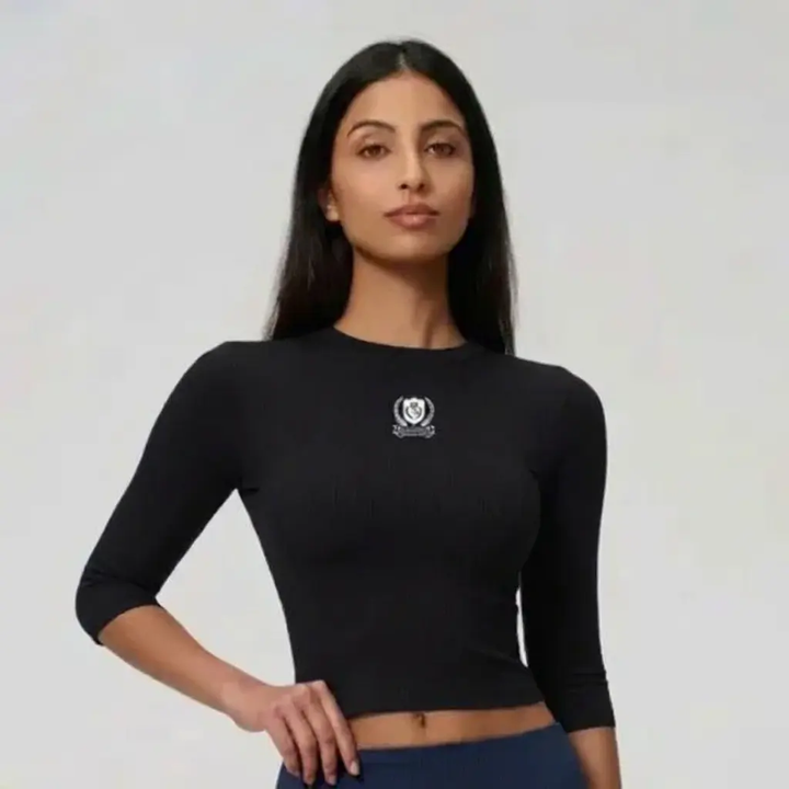 Womens 3/4 sleeve Gym/Yoga top