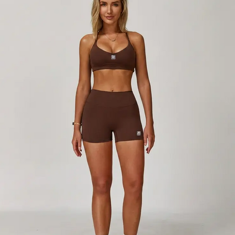 Women's Sports Bra & Shorts Set